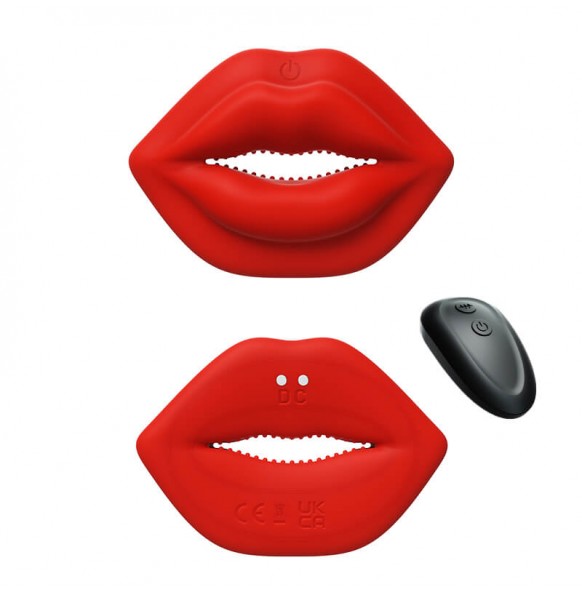 MizzZee - Wireless Lip-Shaped Nipple Clamp Massager (Chargeable - Red) MizzZee - Wireless Lip-Shaped Nipple Clamp Massager (Chargeable - Red)